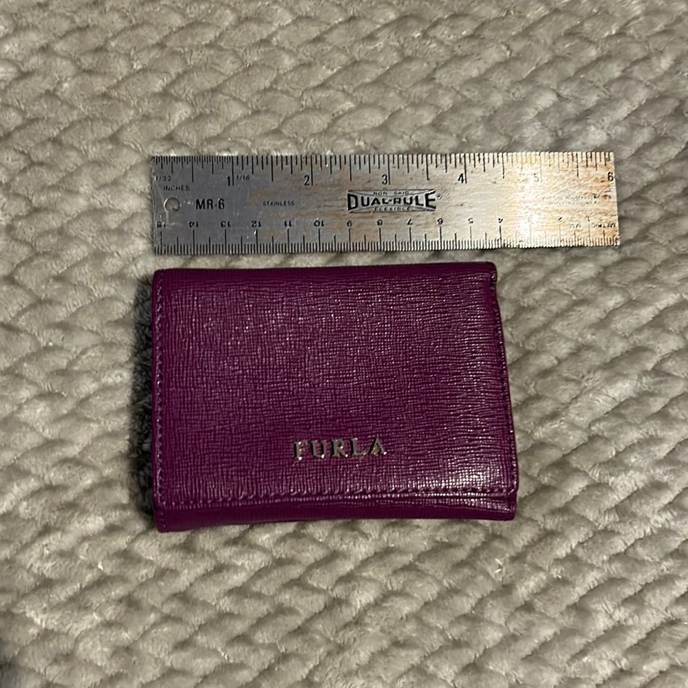 Furla Trifold Deep Magenta Wallet
